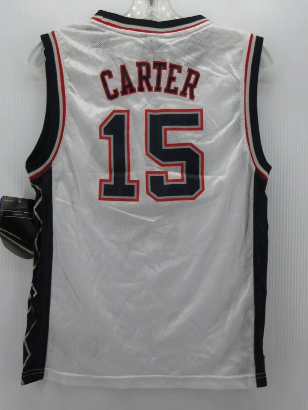 VTG Vince Carter New Jersey Nets Jersey Boys Kids Medium Adidas Swingman Y2K